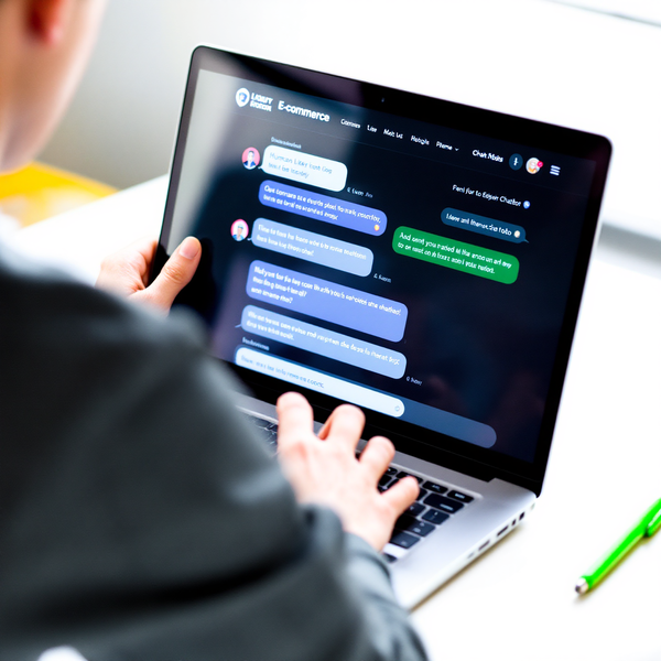 pessoa sendo atendida por um chatbots humanizado
