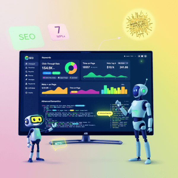 monitor representando o seo de um site e como aparecer nos resultados de buscas do ChatGPT