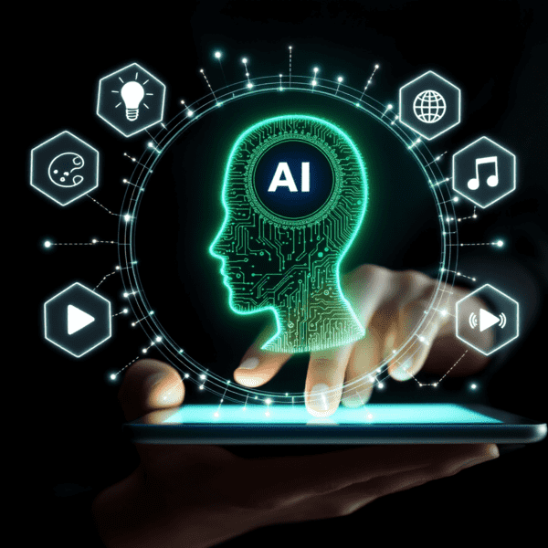 imagem representando estratégias e tendências de automação de marketing com IA
