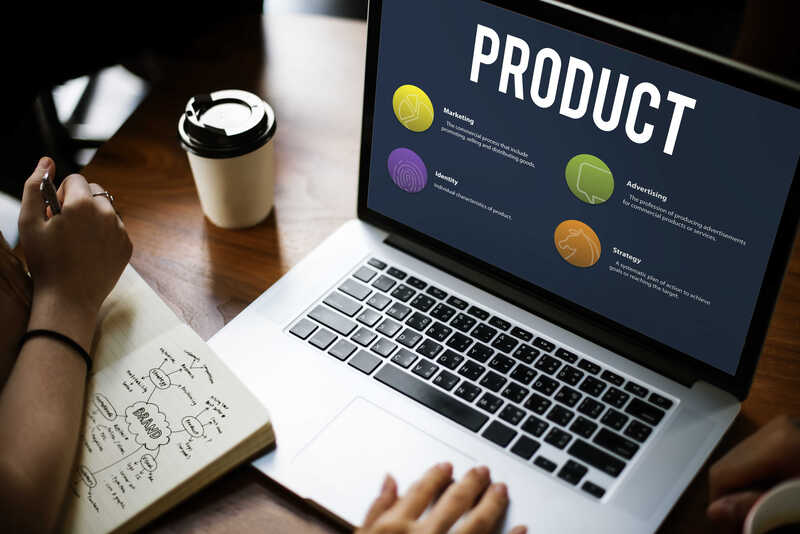 ciclo de vida do produto na tela