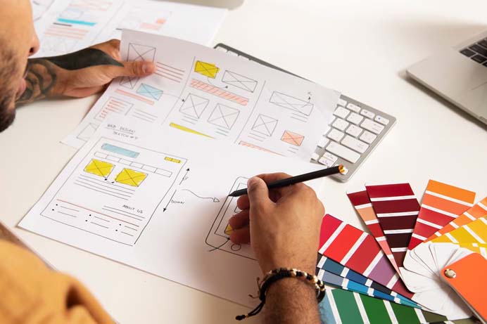 desenvolvimento de wireframe